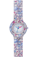 Montre Hip Hop Enfant FLOWER POWER in Plastique HWU1270 - HWU1270